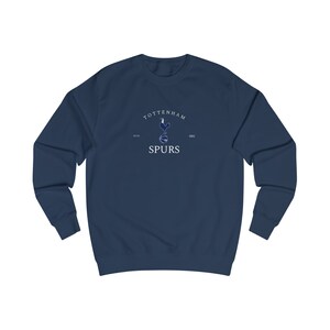 Spurs Sweater, Tottenham Sweater, Hotspurs Sweater, Football Club Sweater, Unisex College Hoodie, Gift Oxford Navy