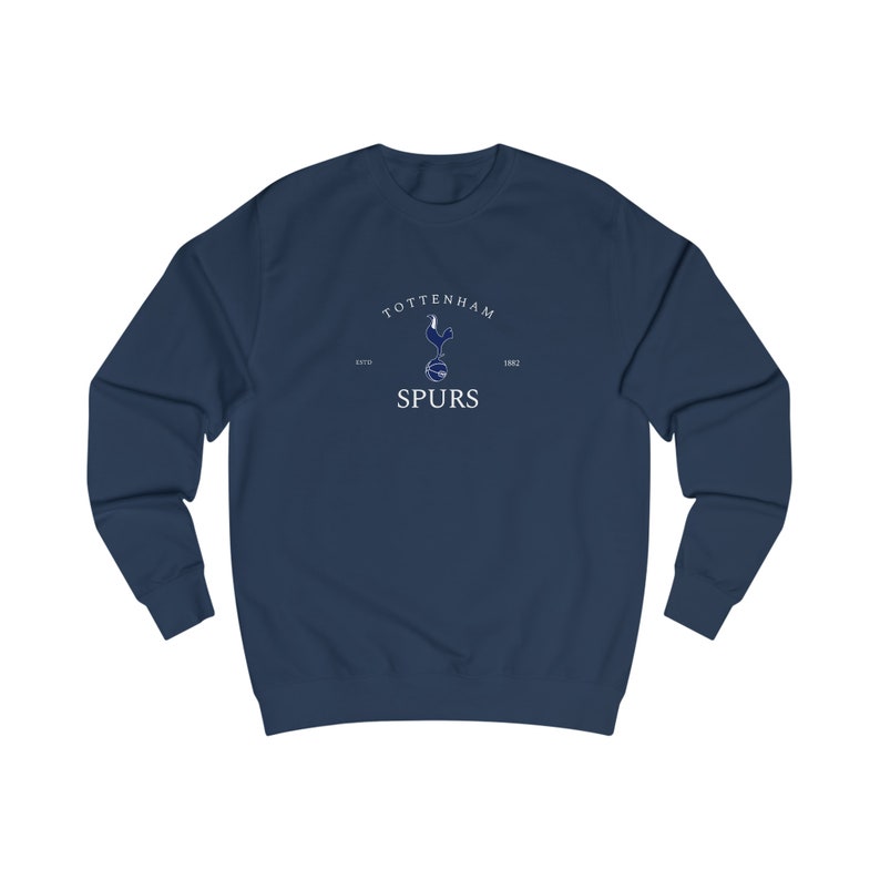 Spurs Sweater, Tottenham Sweater, Hotspurs Sweater, Football Club Sweater, Unisex College Hoodie, Gift Oxford Navy