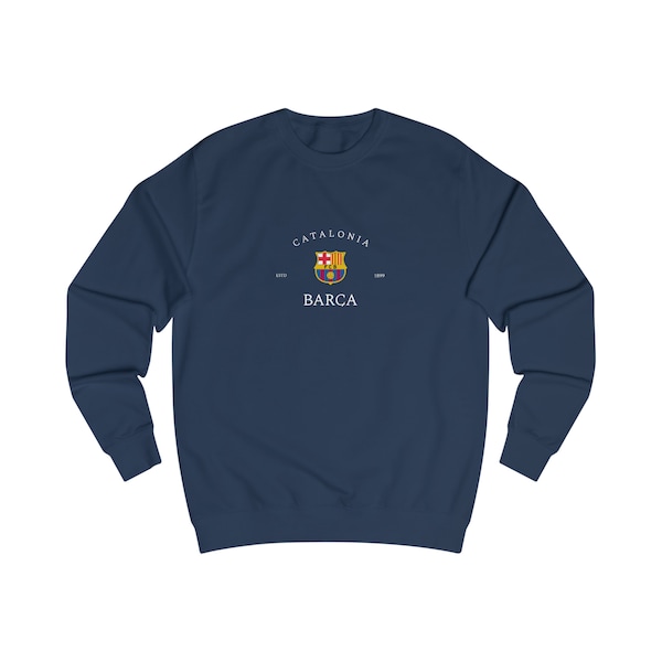 Barcelona Sweater, Barca Sweater, Futbol Club Barcelona Sweater, Unisex College Hoodie, Gift
