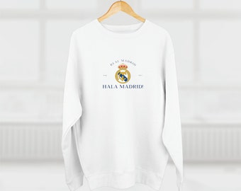 Real Madrid Sweater, Hala Madrid Sweater, Futbol Club Sweater, Unisex College Hoodie, Gift