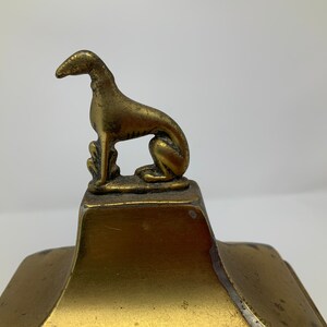 Antique Georgian Brass Tobacco Box Sarcophagus Form Circa Late 18th Century RARE