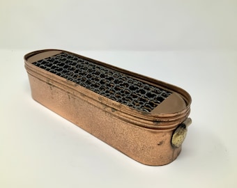 Poissonnière vintage en tôle émaillée
