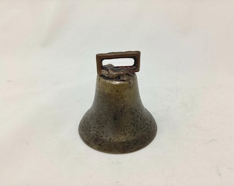 Antique Brass Rustic Sheep, Goat Bell