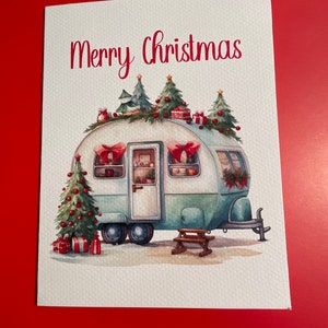 Box Set of Christmas Cards Christmas Cards Christmas Cards Blank inside Christmas Cards with Camper Merry Christmas Cards image 6
