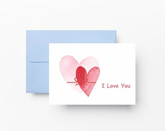 Valentine's Day Card| Digital Download for Valentine's Day Card| Happy Valentine's Day Card| Printable Valentine's Day Card for Wife| Card