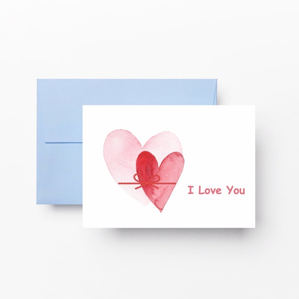 Valentine's Day Card| Digital Download for Valentine's Day Card| Happy Valentine's Day Card| Printable Valentine's Day Card for Wife| Card