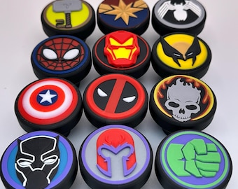 Superhero Cabinet Knobs: Comic Book Nursery & Kids Room Decor