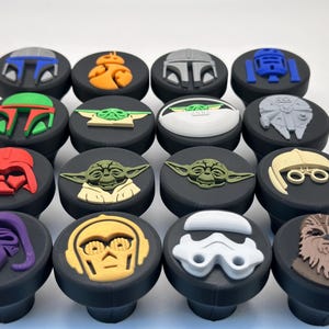 Sci-fi Cabinet Knobs: star space wars Kids, Nursery, Nerd Cave Room Decor