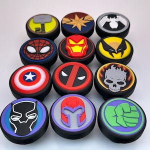 Superhero Cabinet Knobs: Comic Book Nursery & Kids Room Decor