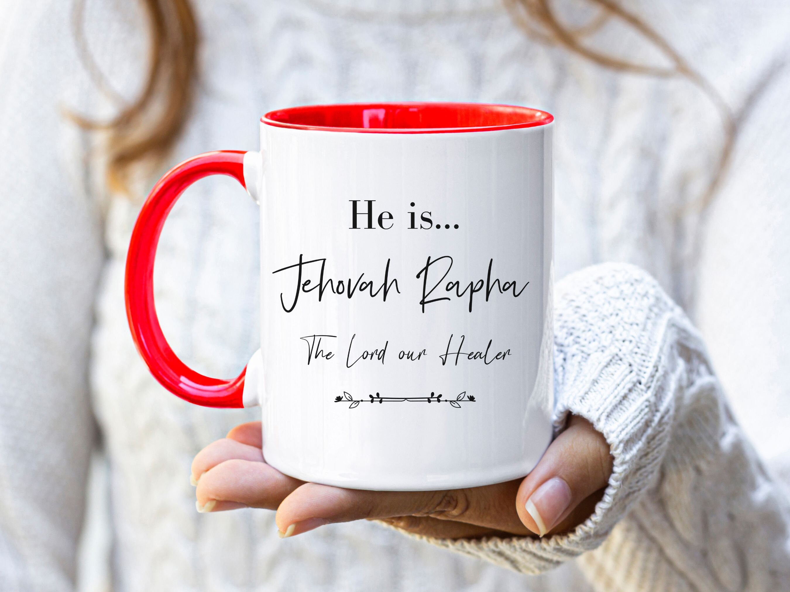 Jehovah Rapha the Lord Our Healer Names of God Coffee Mug Christian