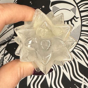 Clear Quartz Succulents (glued)