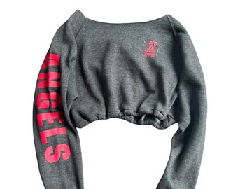 Los Angeles Angels  Crop Sweatshirt Vintage