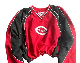 Cincinnati Reds Windbreaker Vintage  Pullover jacket|MLB