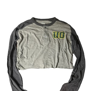 Oregon Ducks Crop T-shirt Vintage|Medium