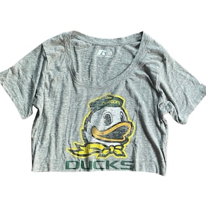Oregon Ducks Crop T-shirt Vintage