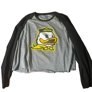 Oregon Ducks Crop T-shirt Vintage