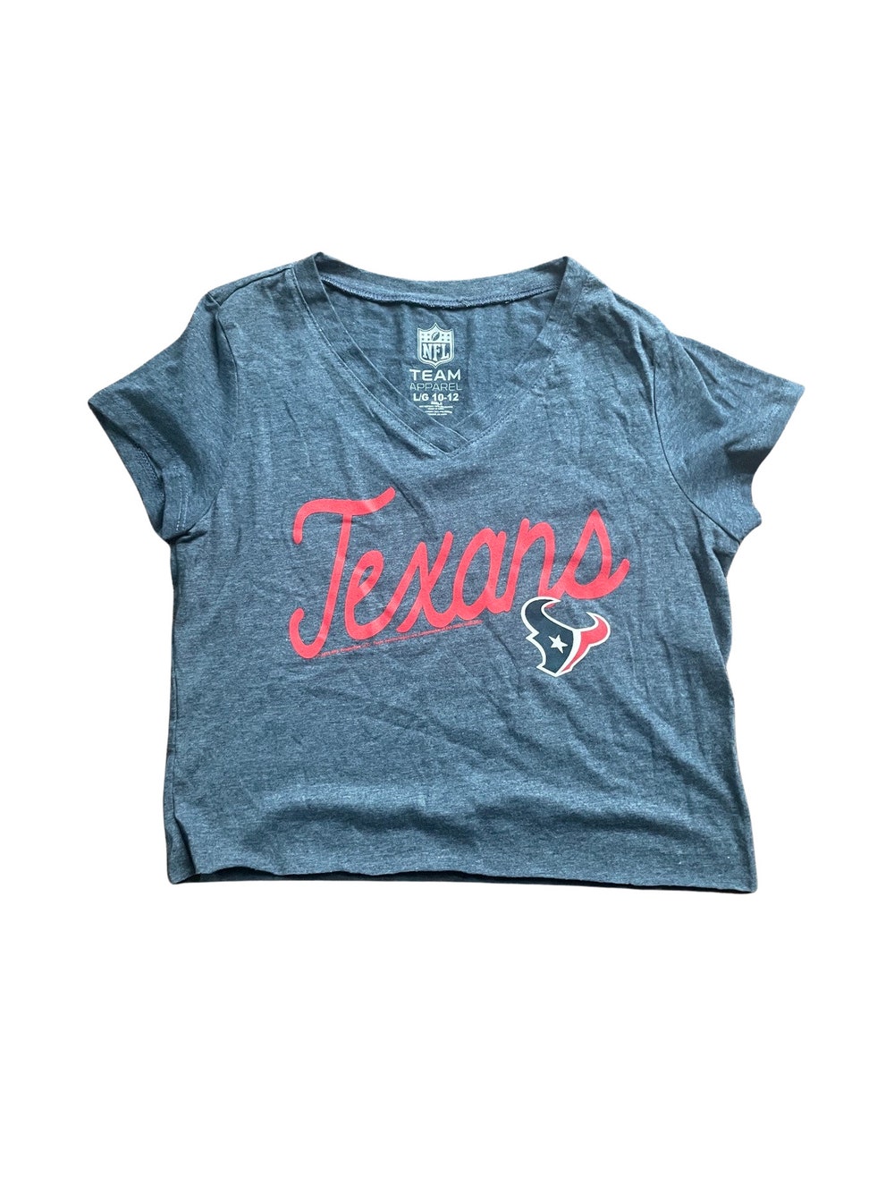 Houston Texans Crop Tee Vintage | Nfl | Xsmall 4Fansport