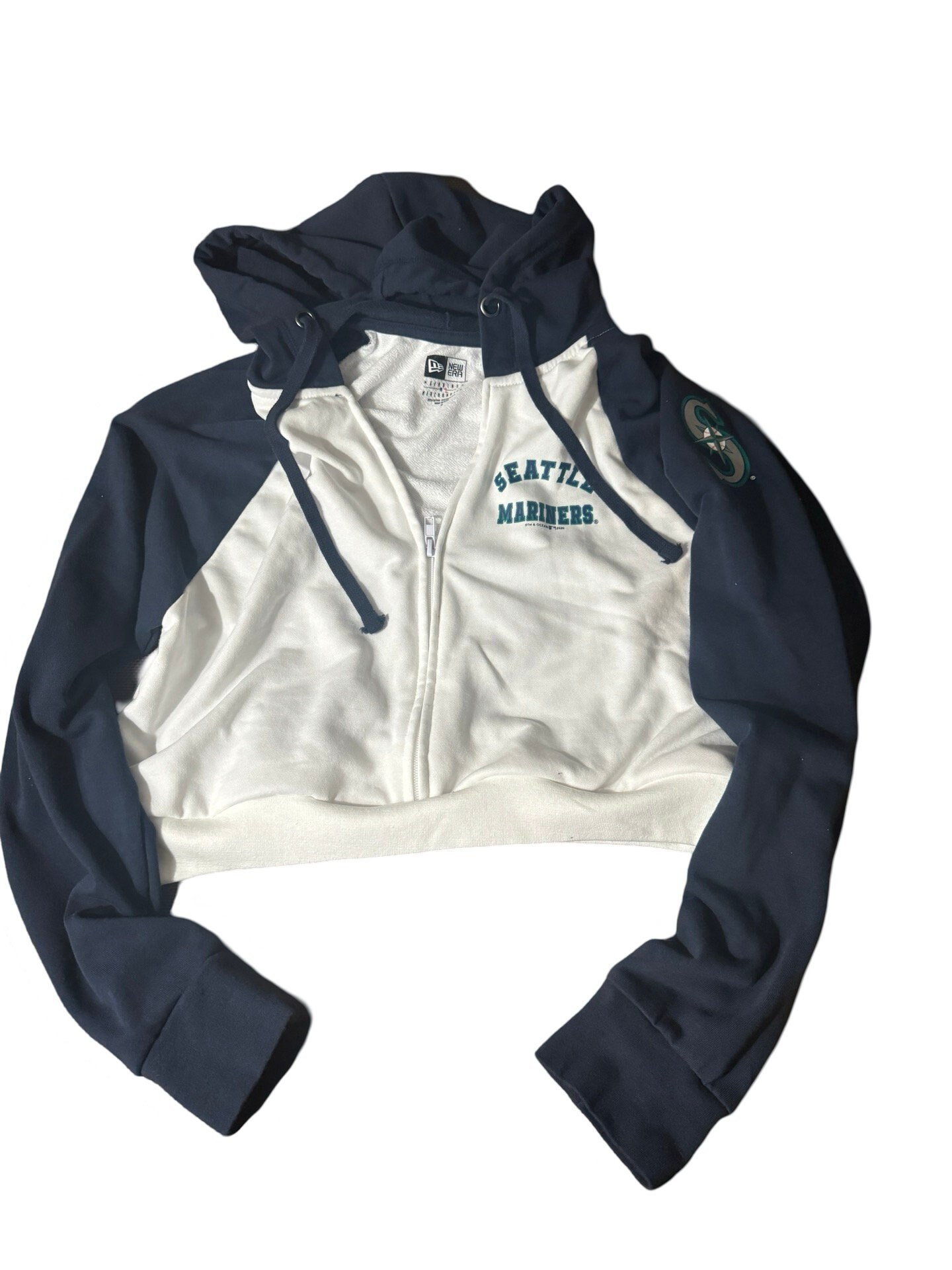 Seattle Mariners Crop Zip Pullover Sweatshirt Vintage|medium - Etsy