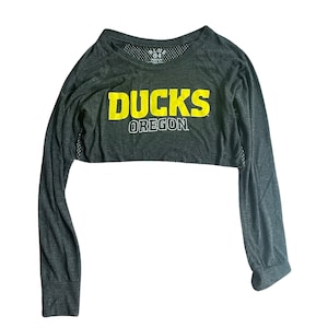 Oregon Ducks Crop T-shirt Vintage