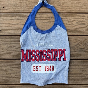 Mississippi vintage reworked halter top