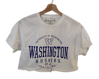 Washington Huskies Crop T-shirt Vintage