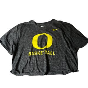 Oregon Basketball Crop T-shirt Vintage