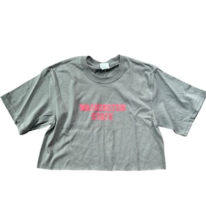 Washington State Crop Tee Vintage|Small