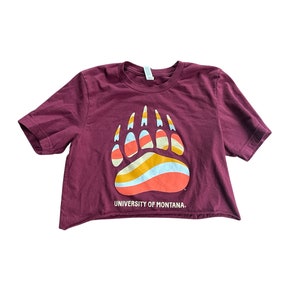 Montana Grizzlies  CropT-shirt Vintage|Small