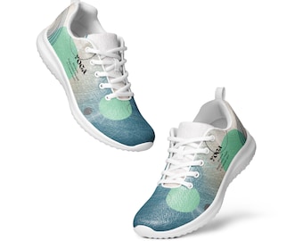 YOGA Women’s Athletic Shoes, Yoga Geometric Print Footwear, Yoga Wear, Gifts for Yoga Teachers, Gifts for Yoginis, Gifts for Yoga Lovers