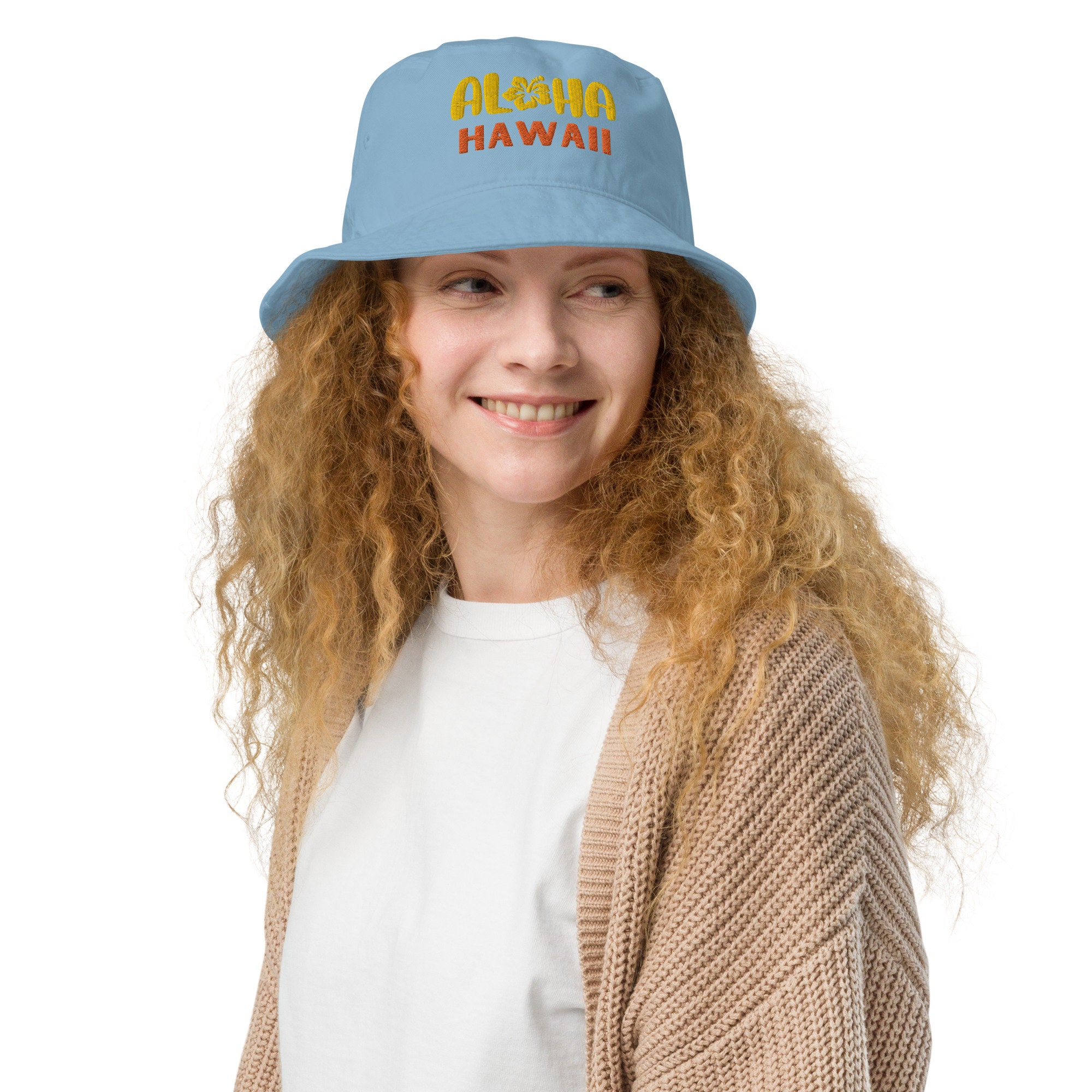 XVBCDFG Hawaii, cappello a secchiello floreale con fiori hawaiani, ripiegabile, cappello estivo da pescatore da viaggio da spiaggia, Hawaii - 11, Etichettalia unica