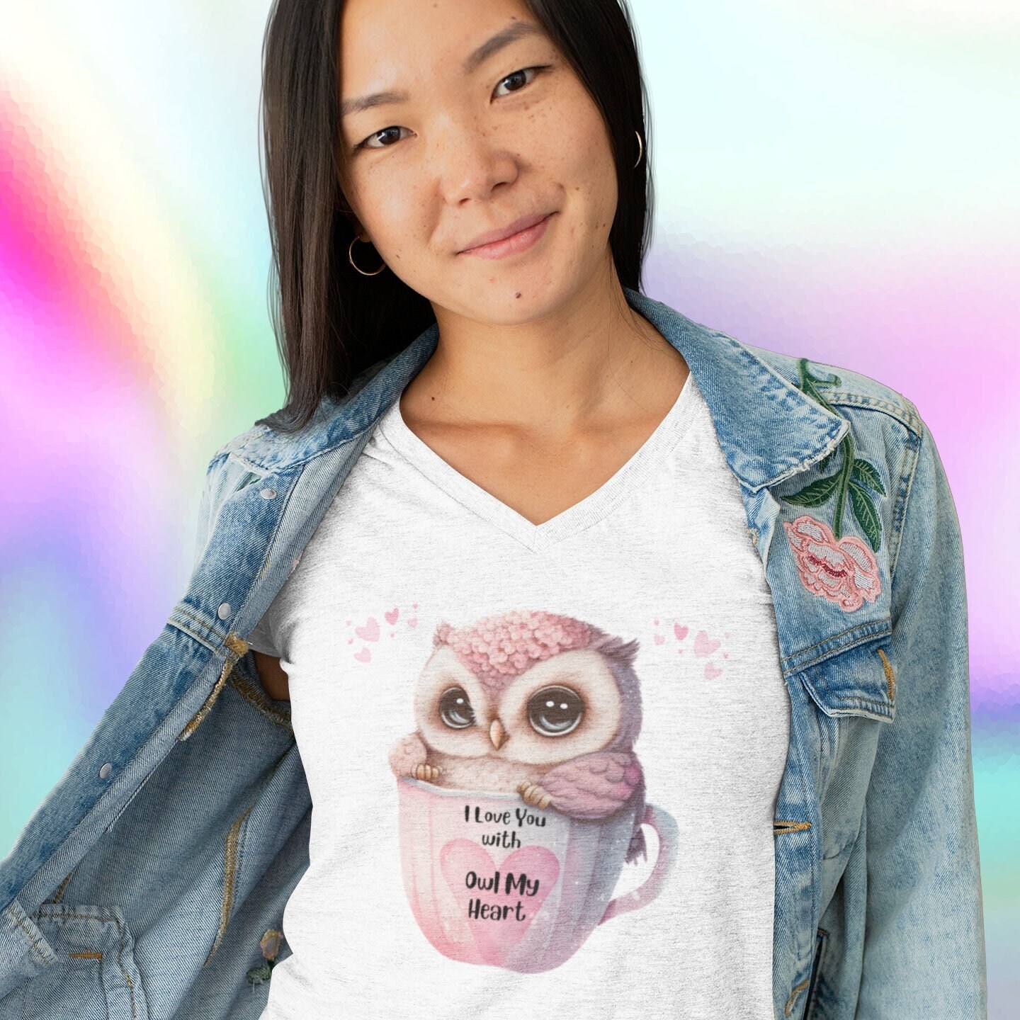 I Love You with OWL my Heart Tees, Coffee Valentine Tee, Owl T-shirt, Owl Valentine Shirt, Owl Lover