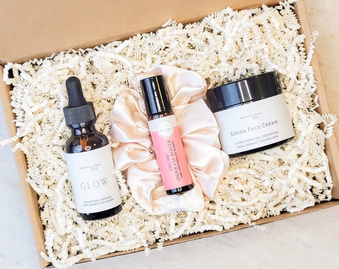 Custom Skincare Gift Set | Natural Facial Care | Skincare Gift Box | Custom Skincare Kit | Personalized Gifts | Natural Organic Skincare