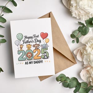 Première carte de fête des pères, carte d'anniversaire de papa pour mari, carte de remerciement grand-père, cartes de voeux de beau-père, carte pour parents