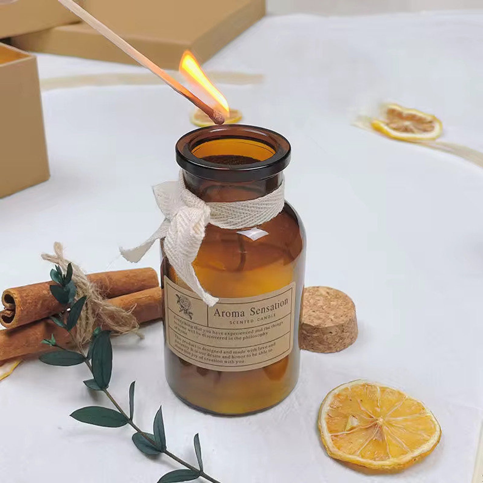 Luxury Gold Jar Soy Wax Candle Gift Set - Etsy
