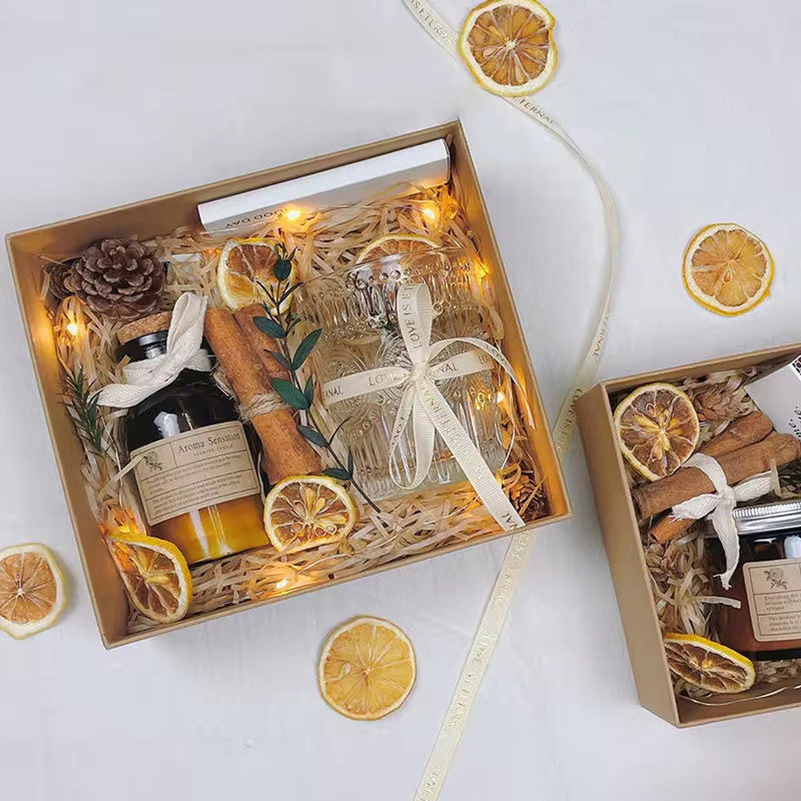 Luxury Gold Jar Soy Wax Candle Gift Set - Etsy