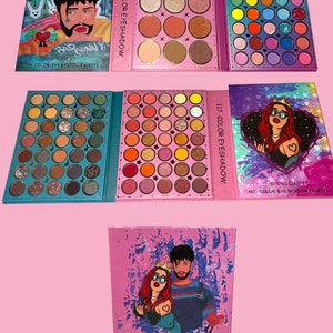 NEWEST! Duo Bichota Karol G and Bad Bunny inspired makeup booklet palette