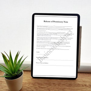 Formulaire de mainlevée du billet à ordre - PDF imprimable et à remplir (téléchargement numérique) image 5