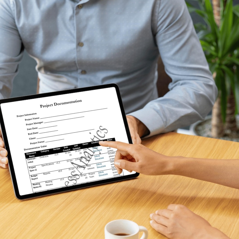 Project Documentation Form | Keep Track of Projects | Word Document ...
