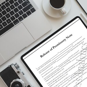 Formulaire de mainlevée du billet à ordre - PDF imprimable et à remplir (téléchargement numérique) image 4