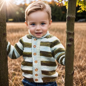 PDF Knitting Pattern,Nordic Children Cardigan Pattern,Kids Cardigan,Toddler Cardigan,Baby Cardigan,Unisex,Beginner Friendly,Instant Download