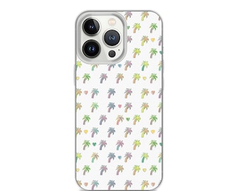 Preppy iPhone Cases CasesbyKD ALL iPHONES AVAILABLE Trendy Cute Stylish Cases trendy beach ocean aesthetic vintage palm trees multi colored