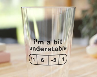 Disc Golf Understable Pint Glas, Disc Golf Papa, Disc Golf Geschenke, Disc Golf Papa Geschenk, Disc Golf Glas, Disc Golf Pint Glas, Geschenk für Ihn