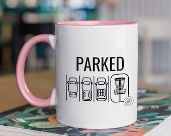 Disc Golf Parked Mug, Merry Discmas Mug, Disc Golf Gift, Disc Golf Dad, Disc Golf Gifts, Frisbee Golf Mug, Frisbee Golf Gift