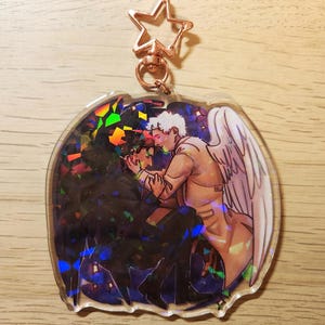 Good Omens jumbo keychains - Starry
