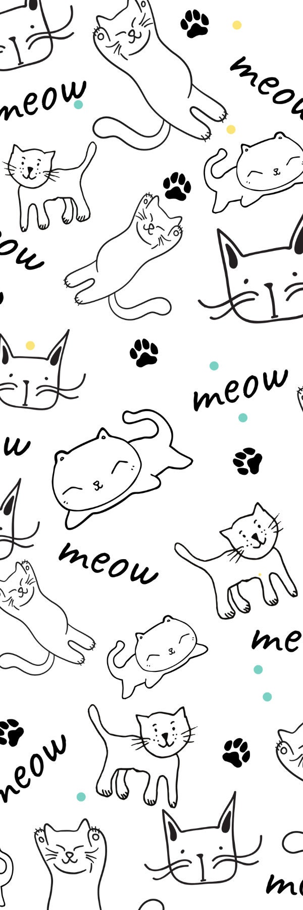 Print and Color Your Own Bookmark! Cats and Dogs Coloring Bookmark - Etsy