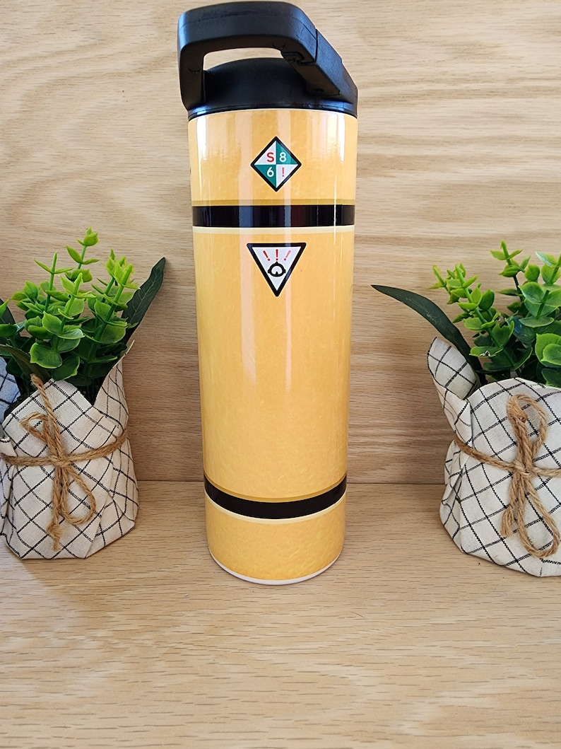Tumbler/cup. Monsters Inc. Scream Canister. Scream Meter Etsy