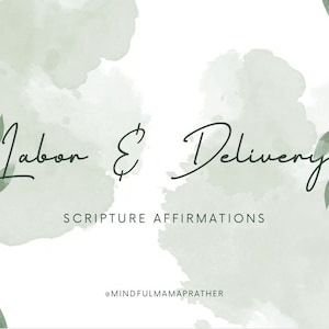 Cartes d’Écritures de travail et d’accouchement, Affirmations de naissance, Cartes d’Écritures de naissance, Cartes imprimables, Versets bibliques de naissance