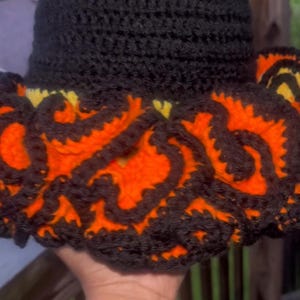 Crochet Ruffle Hat
