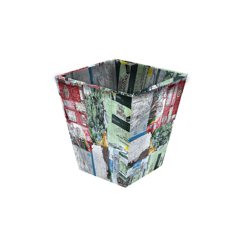 Trash Can Made of Trash to Hold Your Trash Save a River Etsy