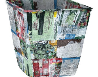 Trash Can Made of Trash to Hold Your Trash - Save a River!